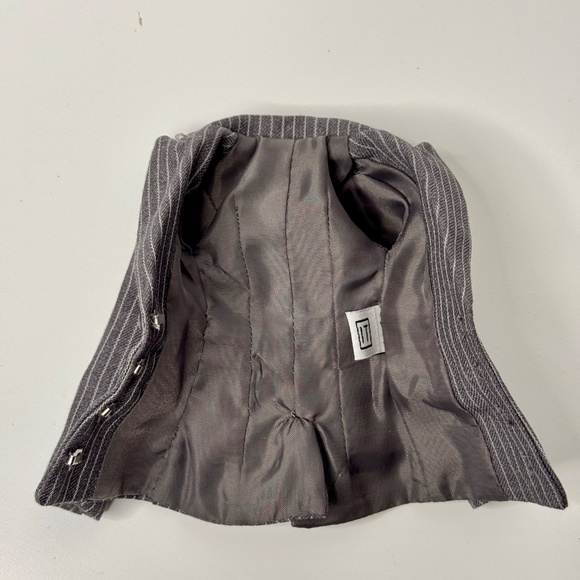 Integrity Toys Pinstripe Jacket Blazer Fashion Royalty Gray Stripes VIP Section - Picture 5 of 5